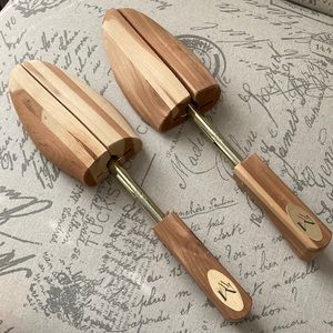 Mens Warehouse wooden shoe trees